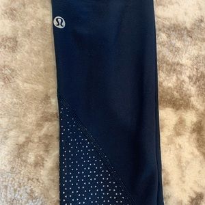Lululemon navy leggings size 0